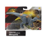 Jurassic World Rebirth Frenzy Pack Figura de dinosaurio Minqaria, juguete auténtico, juego digital