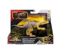 Jurassic World Rebirth Strike Attack Herrerasaurus - Juguete de Dinosaurio único, auténtico y Posible