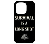 Jurassic World Rebirth Survival Is A Long Shot Quote Carcasa para iPhone 15 Pro