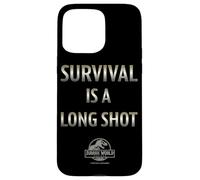 Jurassic World Rebirth Survival Is A Long Shot Quote Carcasa para iPhone 15 Pro MAX