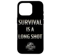 Jurassic World Rebirth Survival Is A Long Shot Quote Carcasa para iPhone 16 Pro
