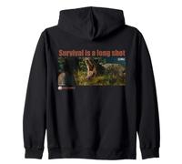 Jurassic World Rebirth Survival Is A Long Shot T-Rex Frame Sudadera con Capucha