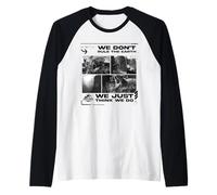 Jurassic World Rebirth We Don’t Rule The Earth Camiseta Manga Raglan