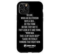 Jurassic World Rebirth Xavier Dobbs Death Bed Quote Carcasa para iPhone 11 Pro