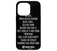Jurassic World Rebirth Xavier Dobbs Death Bed Quote Carcasa para iPhone 13 Pro