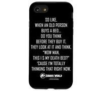 Jurassic World Rebirth Xavier Dobbs Death Bed Quote Carcasa para iPhone SE (2020) / 7/8