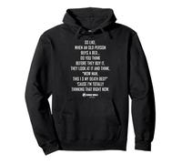 Jurassic World Rebirth Xavier Dobbs Death Bed Quote Sudadera con Capucha