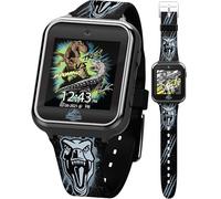 Jurassic World - Reloj inteligente para niños con pantalla táctil, 10 caras temáticas de dinosaurios, cámara, contador de pasos, calculadora, temporizador, alarma y juegos, divertido reloj interactivo