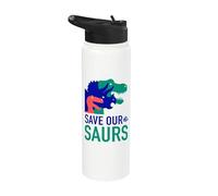 Jurassic World Save Our Saurs Stainless Steel Insulated Water Bottle