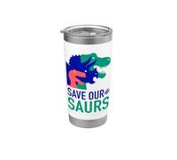 Jurassic World Save Our Saurs Vaso térmico de acero inoxidable de doble pared