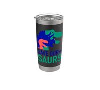 Jurassic World Save Our Saurs Vaso térmico de acero inoxidable de doble pared