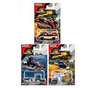 Jurassic World Set de vehículos Matchbox Legacy Collection, Hardnoze, Patrulla del Equipo de misión, helicóptero Ingen, Juguetes de Metal Fundido, a Partir de 3 años (JGL59-956B)