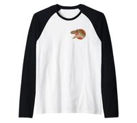 Jurassic World T. Rex Profile Front & Back Camiseta Manga Raglan