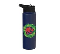 Jurassic World T-Rex Wreath Stainless Steel Insulated Water Bottle
