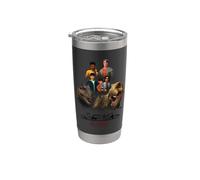 Jurassic World: Teoría del Caos Nublar 5 T-Rex Vaso térmico de acero inoxidable de doble pared