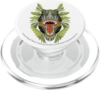Jurassic World Tikisaur Leaf Face Roar PopSockets PopGrip para MagSafe