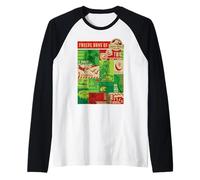 Jurassic World Twelve Days of Dinosaurs Camiseta Manga Raglan