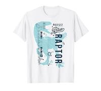 Jurassic World Two Blue Raptor DNA Code Silhouette Camiseta
