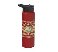 Jurassic World Ugly Sweater Stainless Steel Insulated Water Bottle