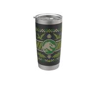 Jurassic World Ugly Sweater Vaso térmico de acero inoxidable de doble pared