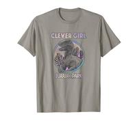 Jurassic World Velociraptor Pastel Clever Girl Circle Camiseta
