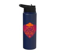 Jurassic World Velociraptor Red Hot Valentine Stainless Steel Insulated Water Bottle