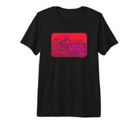 Jurassic World Warning Love Bites Camiseta Premium