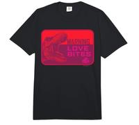 Jurassic World Warning Love Bites Comfort Colors Adult Heavyweight T-Shirt