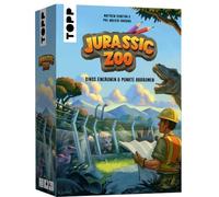 Jurassic Zoo - Dinos einzäunen & Punkte abräumen: Ein verschachteltes Flip'n'Write-Spiel Von Matthew Dunstan und Phil Walker-Harding. Für 1 bis 6 Personen AB 8 Jahren