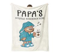 Juratar Regalo para el día del padre para papá, manta de franela personalizada con mensaje de amor, regalo de cumpleaños, día del padre o Navidad, 157 × 132 cm