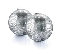 JurciCat Bola De Discoteca 10cm 2pieza Fiesta-disco Ball Para La Decoración De Navidad Cumpleaños Tema De La Boda Del Partido
