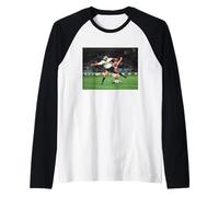 Jurgen Klinsmann Inter Milán Alemania Copa EUFA Fútbol Camiseta Manga Raglan