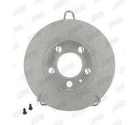 JURID 2x Disco Freno Trasero Ø232 MM Completo para VW Golf IV 1J1 1.4 16V 1.6
