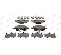 JURID BRAKE PADS | 573124J | FRONT | FOR RENAULT MEGANE II HATCHBACK VAN 2003-2009 | OE-MATCHING QUALITY | LOW NOISE & LONG LIFE