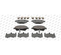 JURID BRAKE PADS | 573124J | FRONT | FOR RENAULT MEGANE II HATCHBACK VAN 2003-2009 | OE-MATCHING QUALITY | LOW NOISE & LONG LIFE