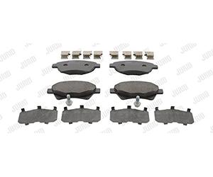 JURID BRAKE PADS | 573124J | FRONT | FOR RENAULT MEGANE II HATCHBACK VAN 2003-2009 | OE-MATCHING QUALITY | LOW NOISE & LONG LIFE