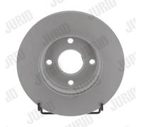 JURID Discos De Freno Compatibles Para Ford Fiesta VII HF HJ 1.0 ECOBOOST