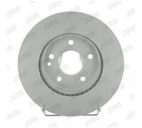 JURID Discos de Freno Delanteros Ø284 MM Ventilado para Mercedes-Benz Clase W202
