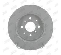 JURID Discos de Freno Trasero Ø260 MM Completo para Honda Civic VII Portón Ue EP