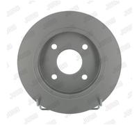JURID Discos de Freno Traseros Ø253 MM Completo para Ford Focus Torneo Fiesta VI
