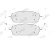 JURID Forros de Freno Pastillas para Dacia Sandero II B8 1.5DCI