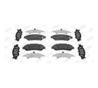 JURID Juego Pastillas de Freno de Disco para Suzuki Vitara Ly 1.4T Allgrip 1.6