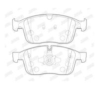 JURID Juego Pastillas de Freno de Disco para Volvo XC60 156 D4 D5 AWD I Van