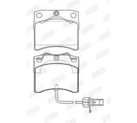 JURID Juego Pastillas de Freno de Disco para VW Transporter IV Bus 70XB 70XC