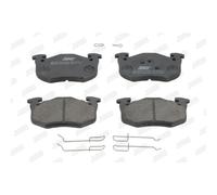 JURID Juego Pastillas de Freno Disco Eje Trasero para Peugeot 206Cc 2D 1.6 16V