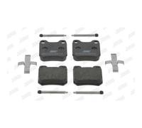 JURID Juego Pastillas de Freno Disco para Opel Vectra B J96 1.6i 2.2i 16V Omega