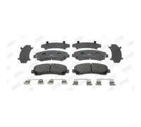 JURID Juego Pastillas de Freno Discos Aje Delantero para Isuzu D-Max II Tfr Tfs