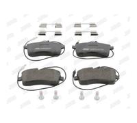 JURID Juego Pastillas de Freno Discos Aje Delantero para Peugeot 407 Sw 6E _ 2.0