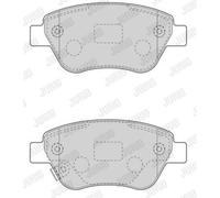 JURID Pastillas Freno Juego de Discos Aje Delantero para Opel Adam M13