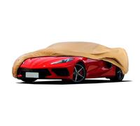 JURMON Funda de Coche Resistente para Exteriores, Ajuste Personalizado para Chevrolet Corvette, Resistente al Viento, para Todo Tipo de Clima, Impermeable, protección contra el Sol, la Lluvia, los